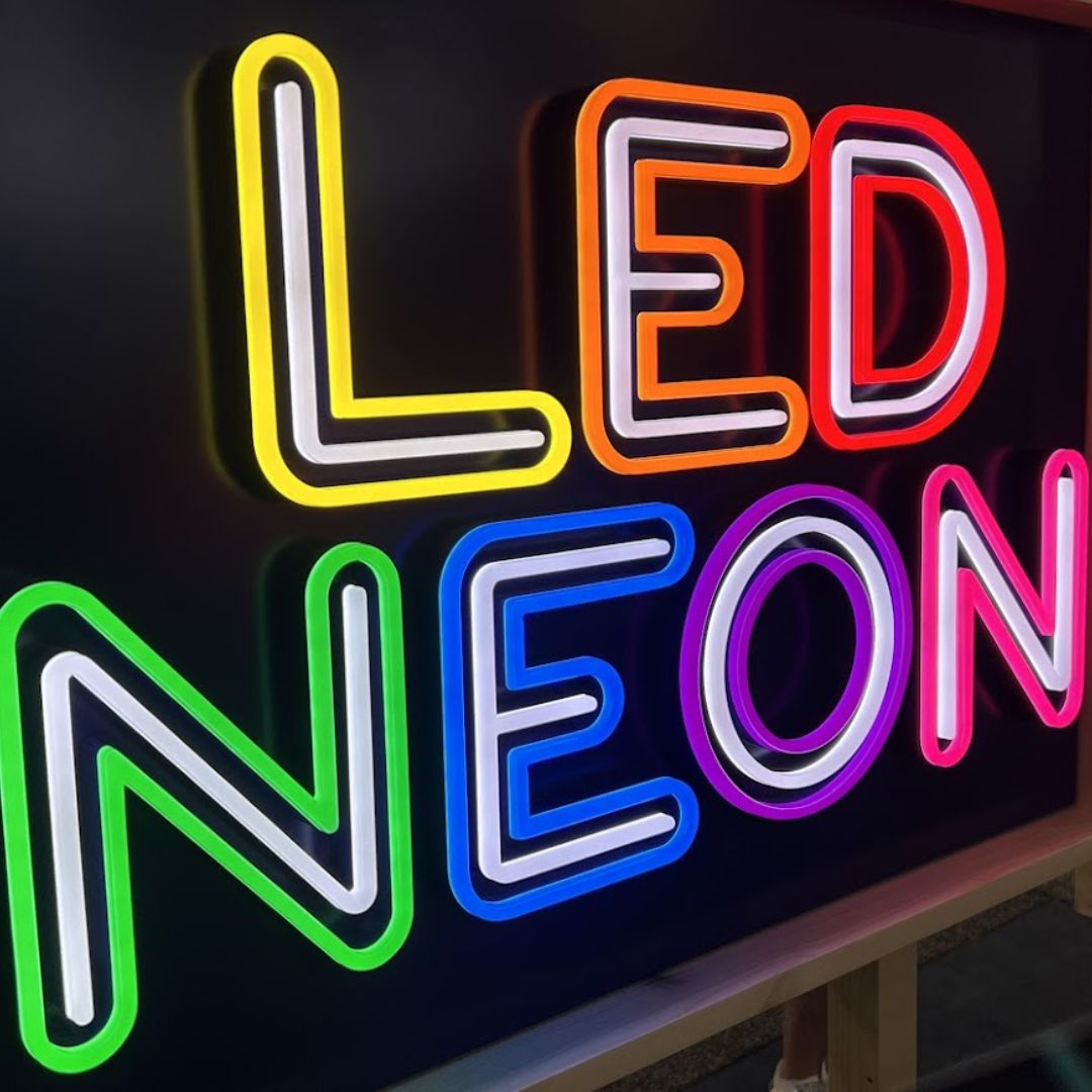 Acrylic Rigid LED Faux Neon Sign (180° & 360°) - Neonific