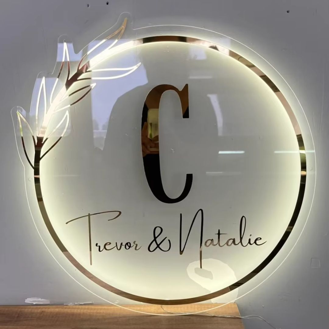 Back-Lit Business Logo Acrylic LED Neon Sign - Neonific