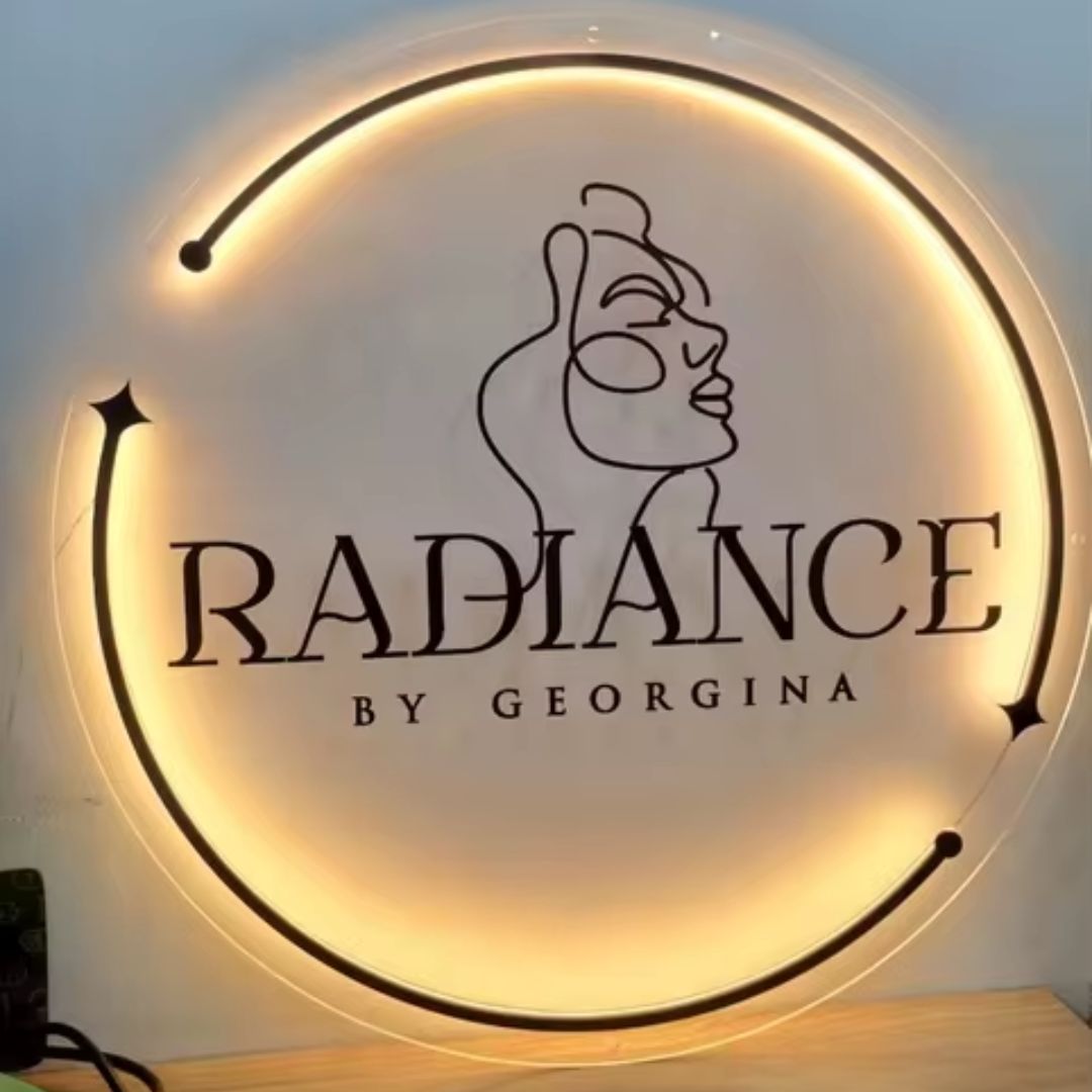 Back-Lit Business Logo Acrylic LED Neon Sign - Neonific