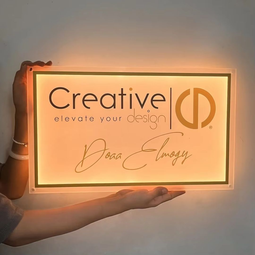Back-Lit Business Logo Acrylic LED Neon Sign - Neonific