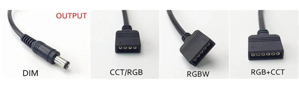 Dimmer for LED Strips and LED Signs| 14-28 Key Remote for RGB, RGBW, RGBCCT
