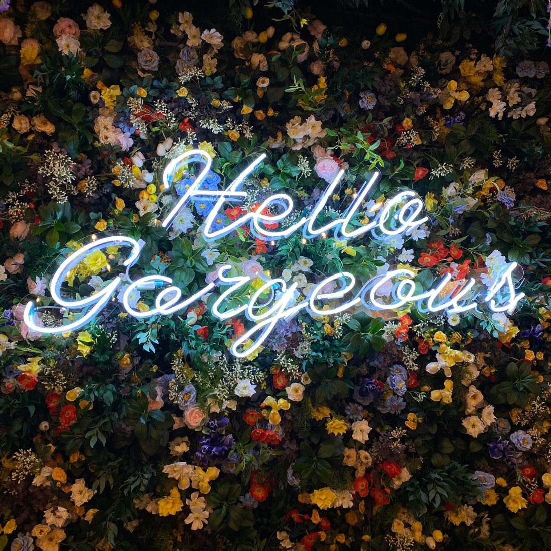Hello Gorgeous LED neon sign - Neonific