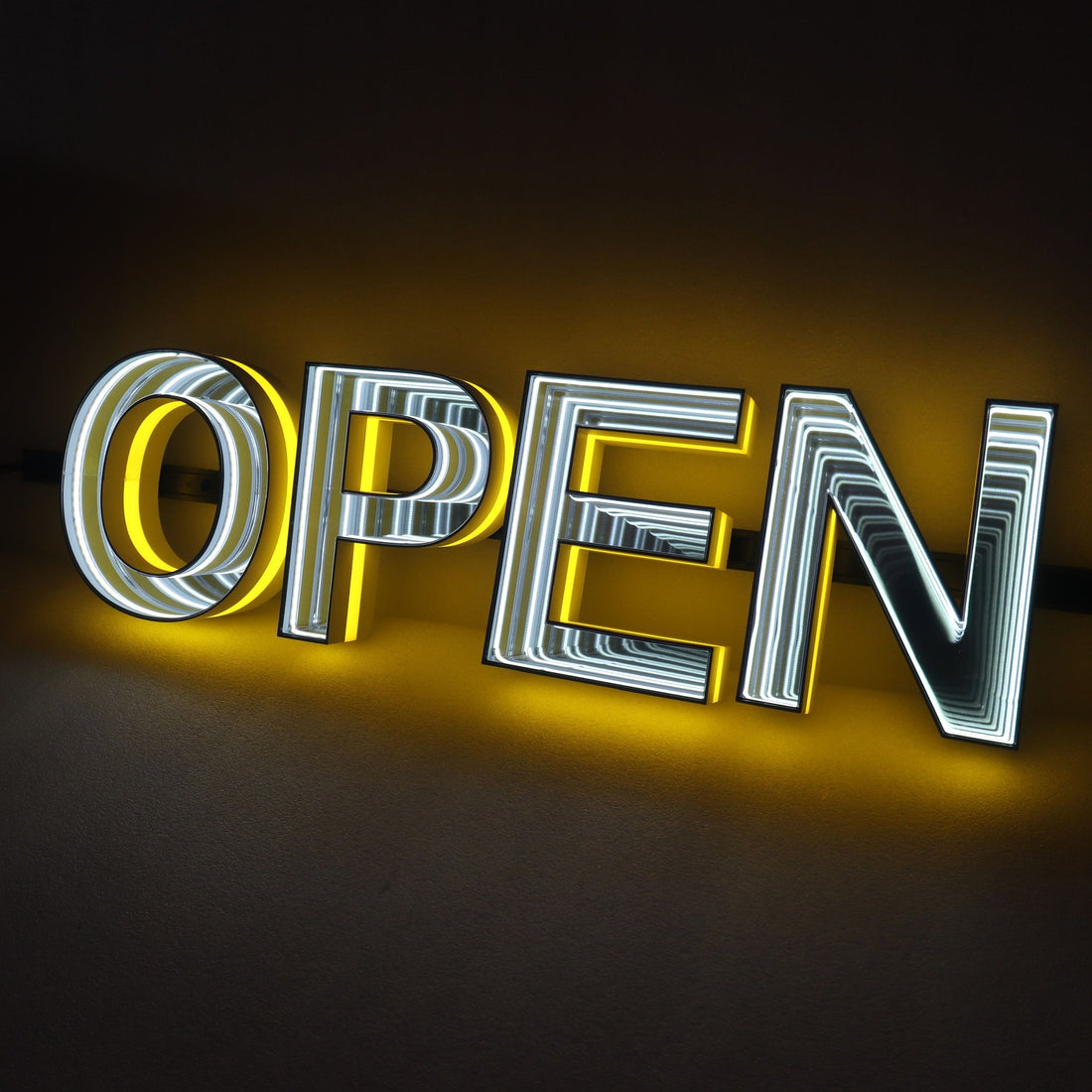 Infinity Mirror Channel Letters - Neonific