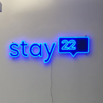Blue LED Neon Sign