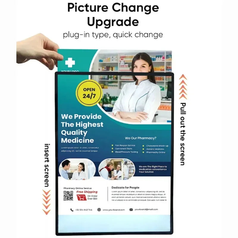 Poster Light Box Back-Lit LED - Neonific