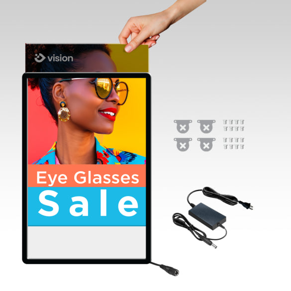 Poster Light Box Back-Lit LED Display