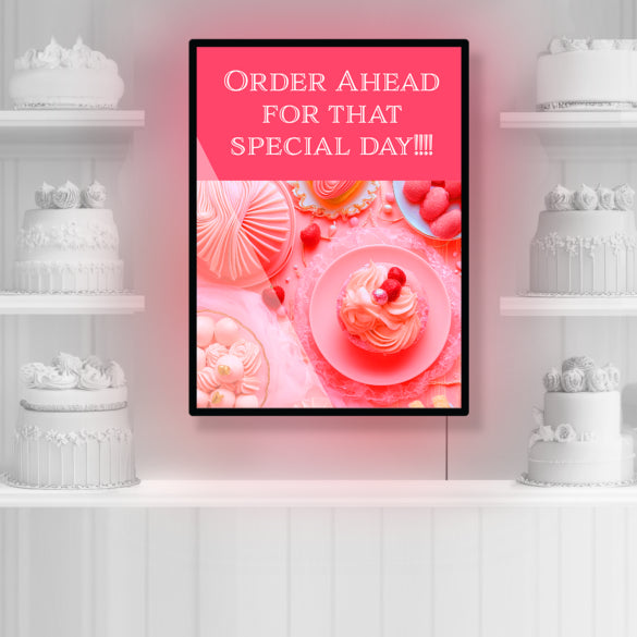 Poster Light Box Back-Lit LED Display