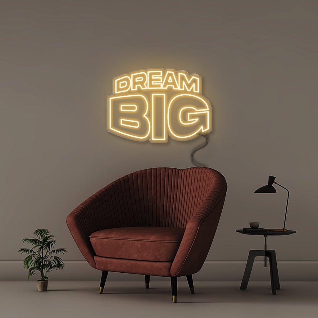 Dream BIG Double-line - Neonific