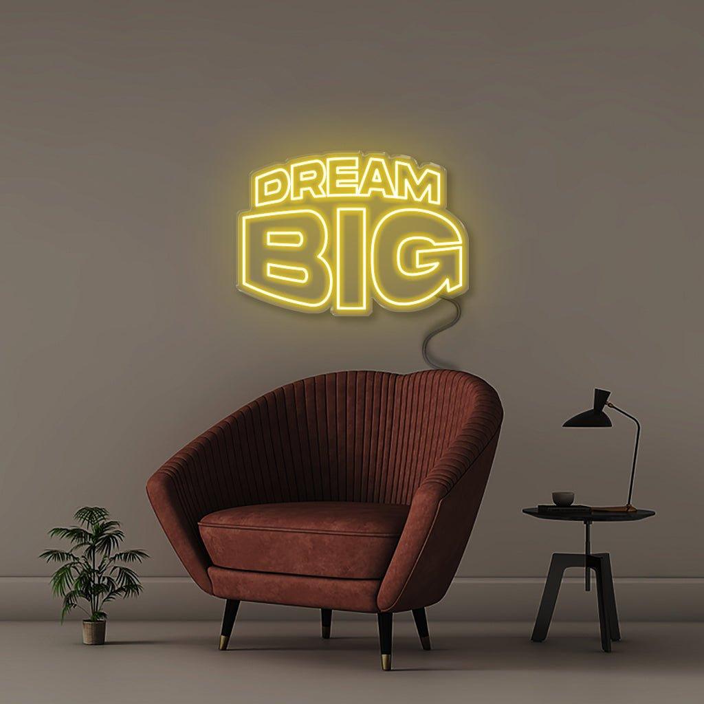 Dream BIG Double-line - Neonific