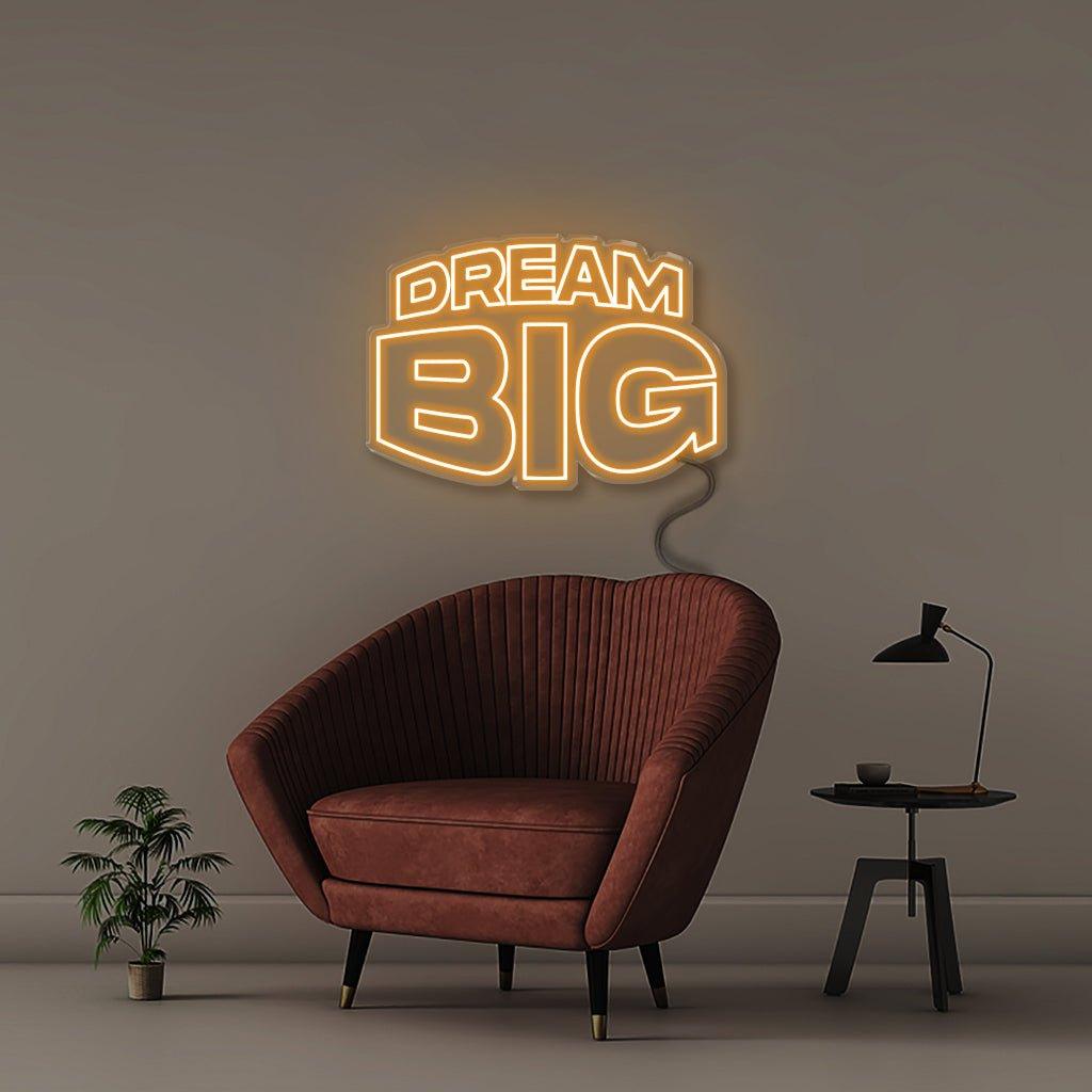 Dream BIG Double-line - Neonific