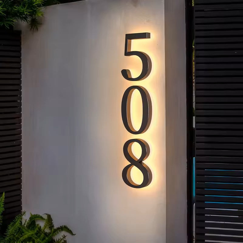 House Number Sign - Neonific