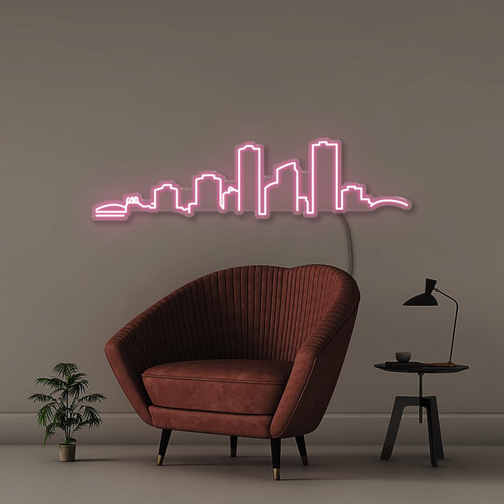 Edmonton Cityscape - Neonific