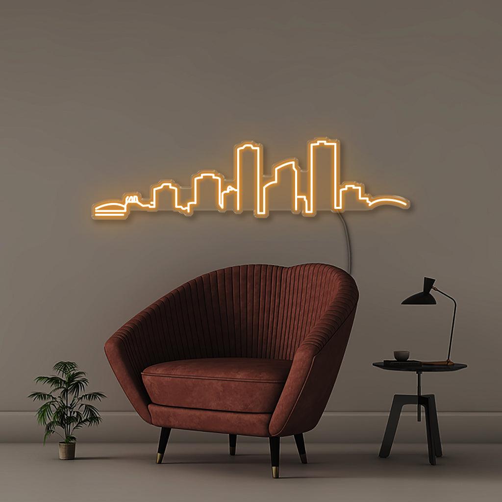 Edmonton Cityscape - Neonific