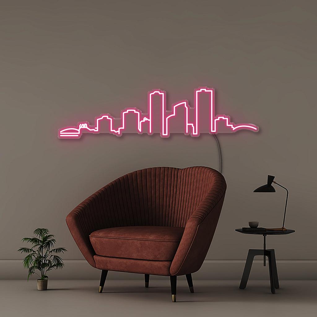 Edmonton Cityscape - Neonific