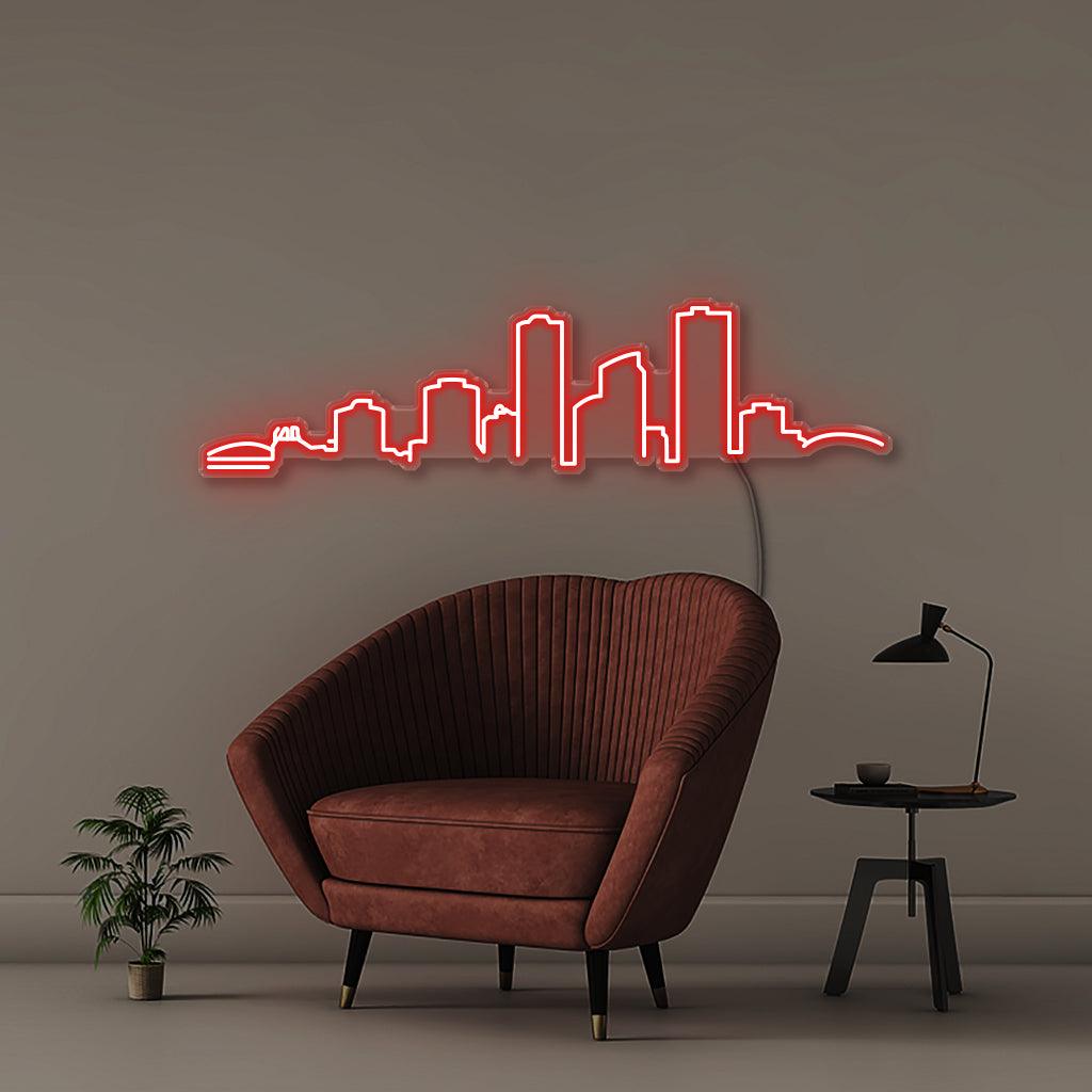 Edmonton Cityscape - Neonific