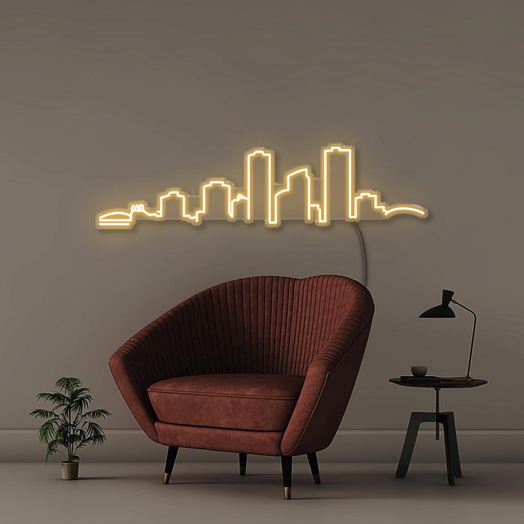 Edmonton Cityscape - Neonific