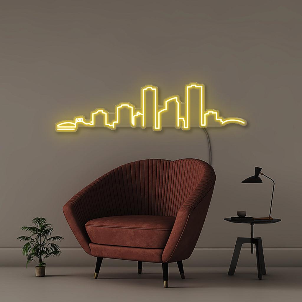 Edmonton Cityscape - Neonific