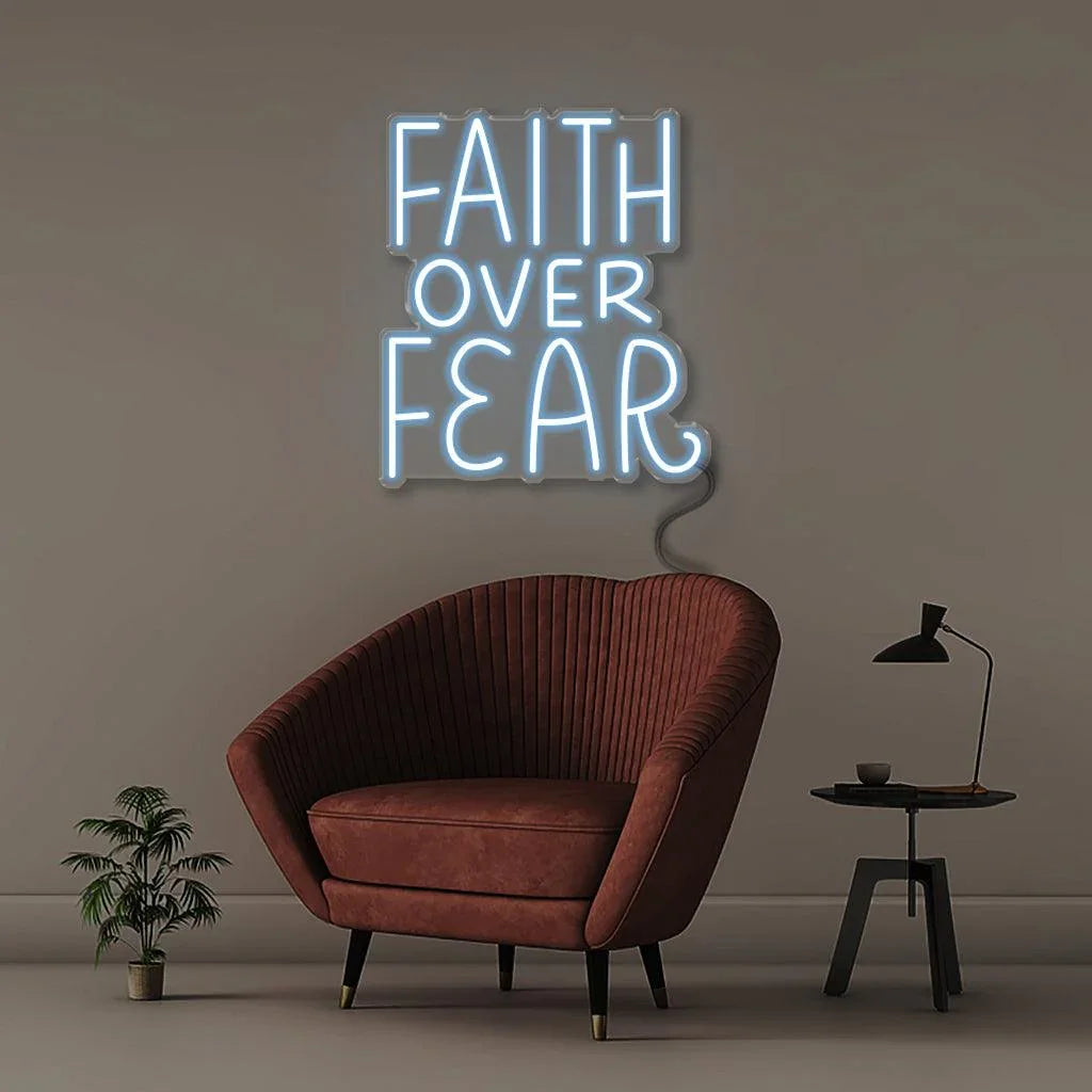 Faith Over Fear - Neonific