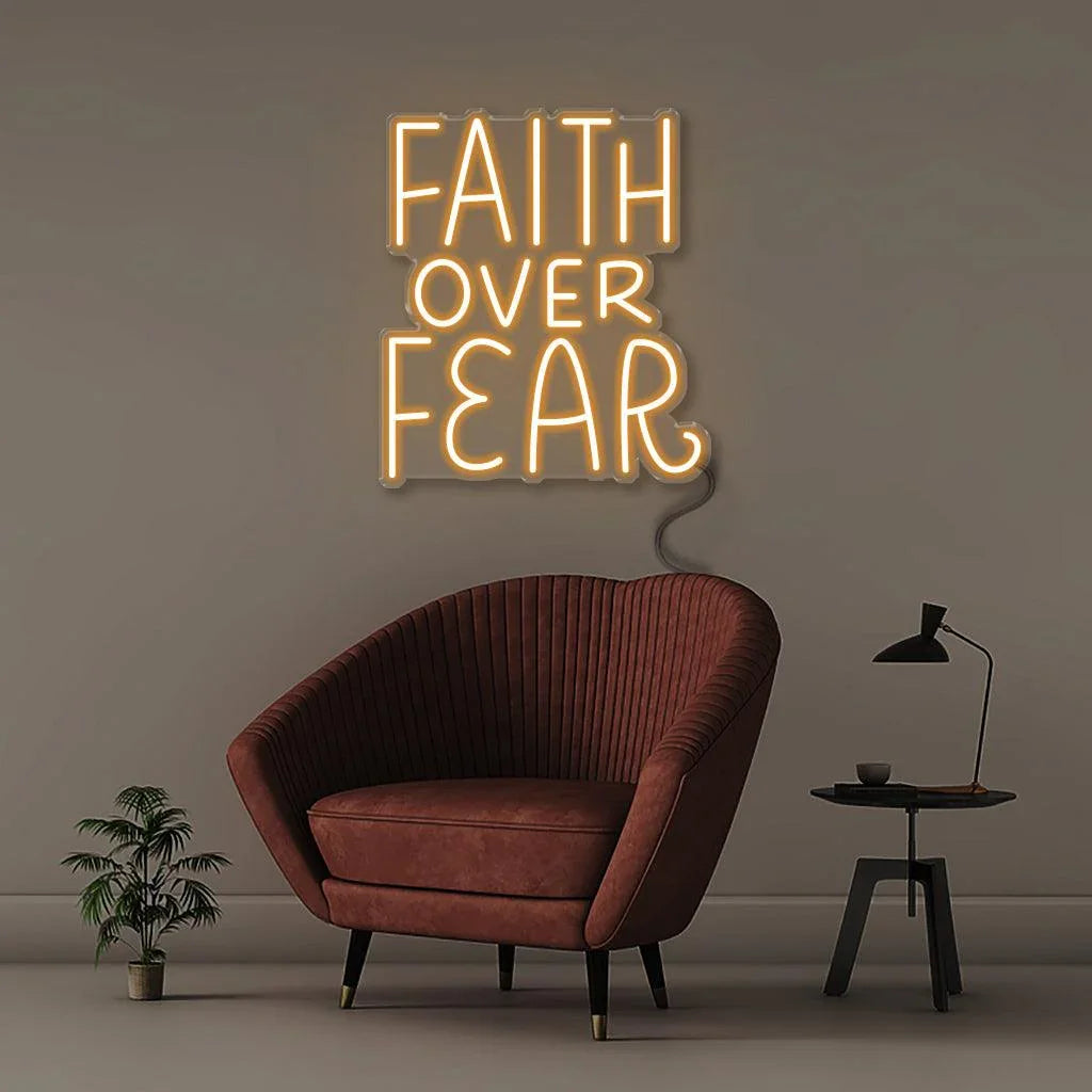 Faith Over Fear - Neonific