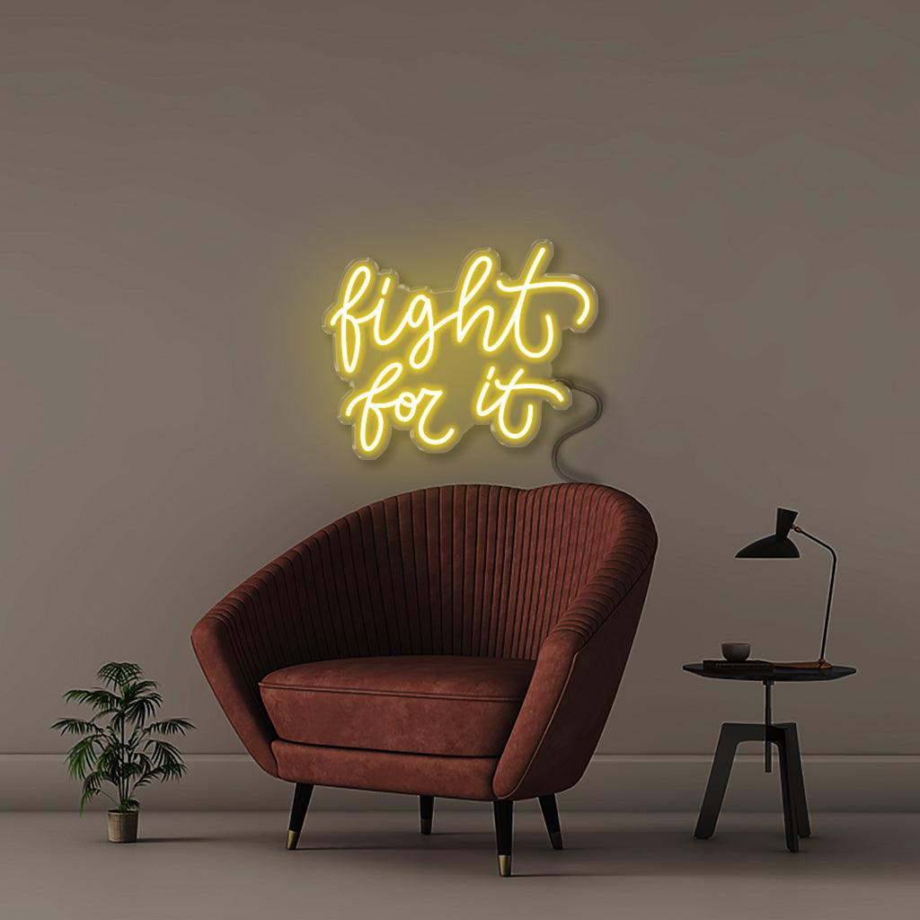 Fight for it - Neonific