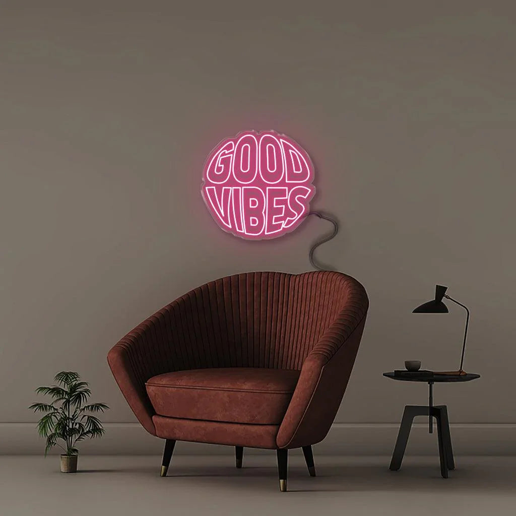 "Good Vibes" Circular - Neonific