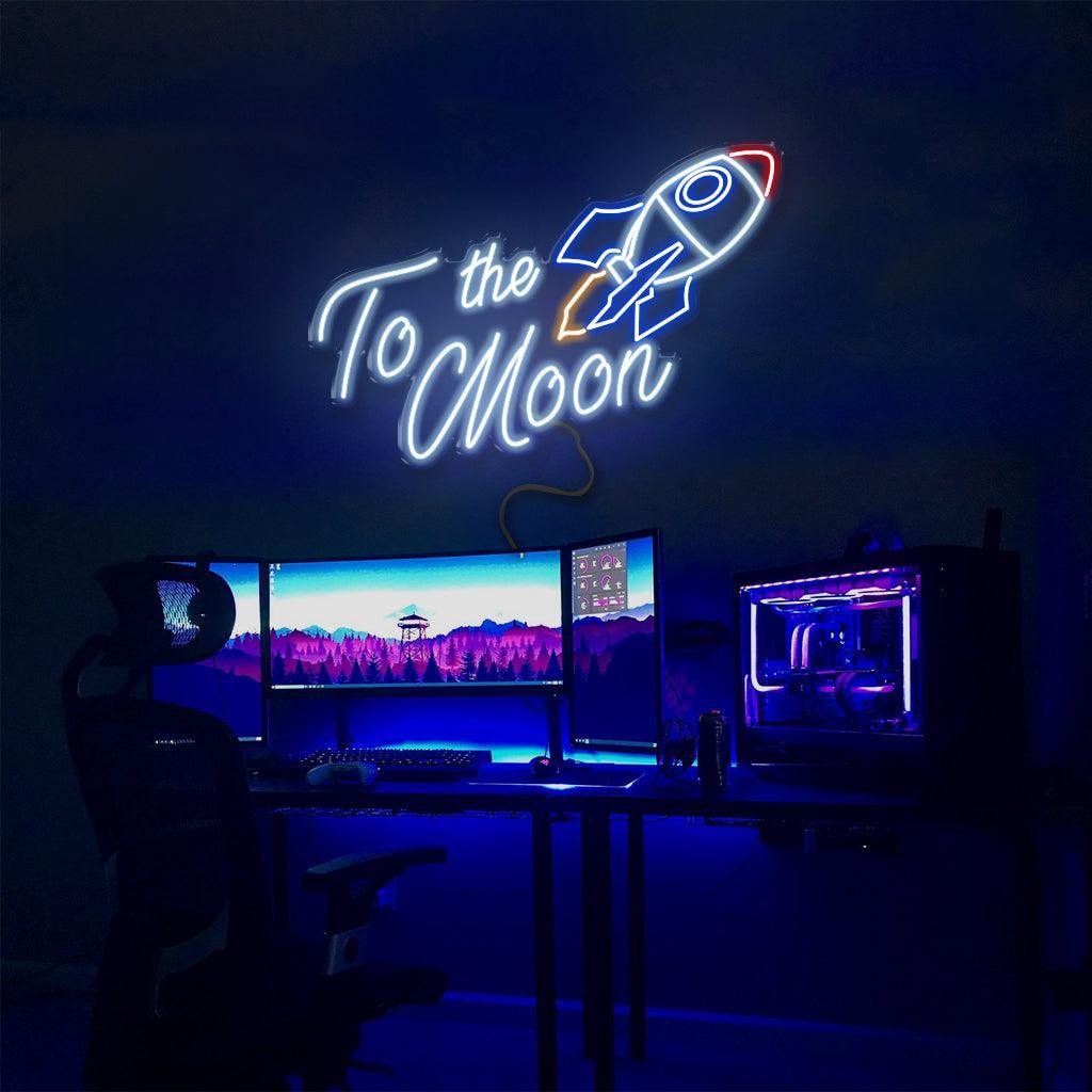 To The Moon - Neonific