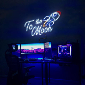 To The Moon - Neonific