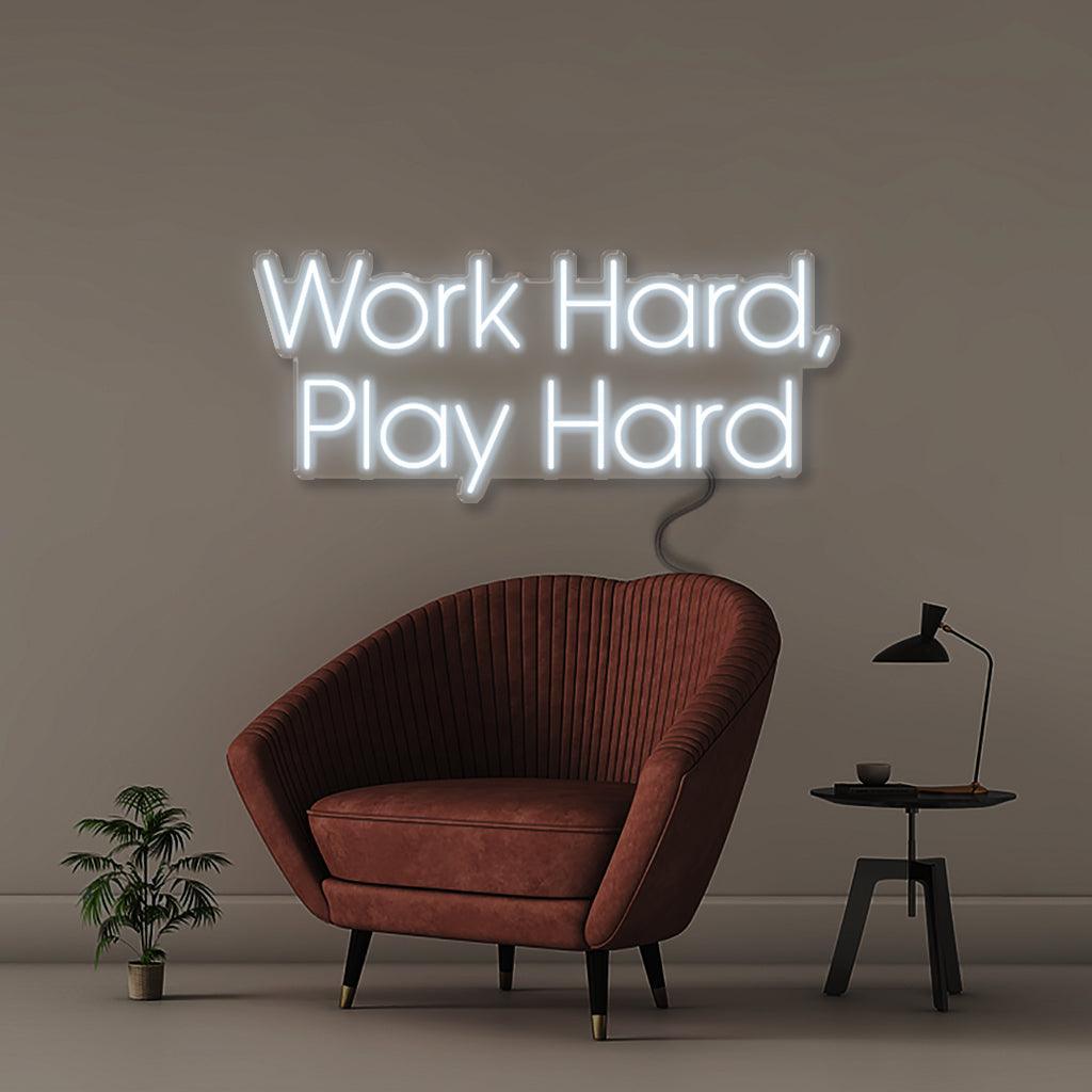 Work Hard Play Hard - Neonific