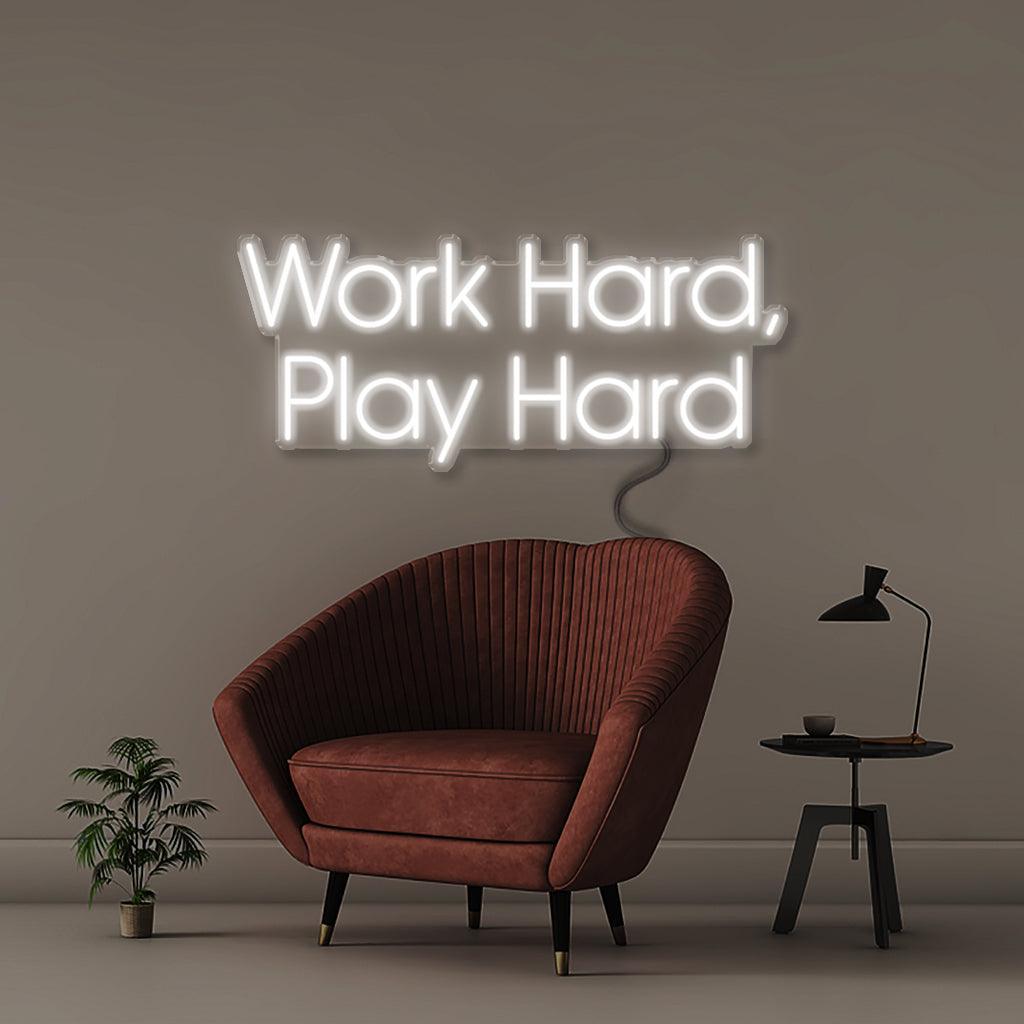 Work Hard Play Hard - Neonific
