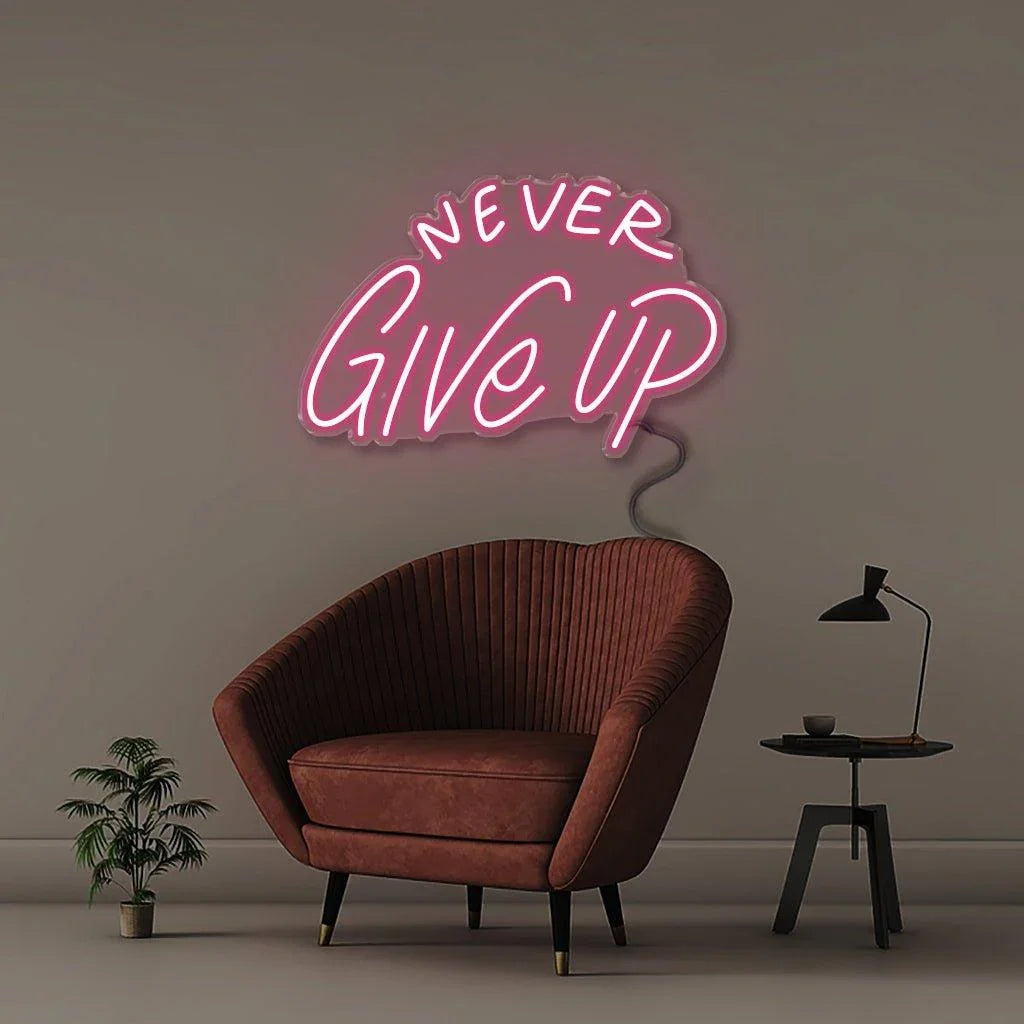 Never Give Up - Neonific