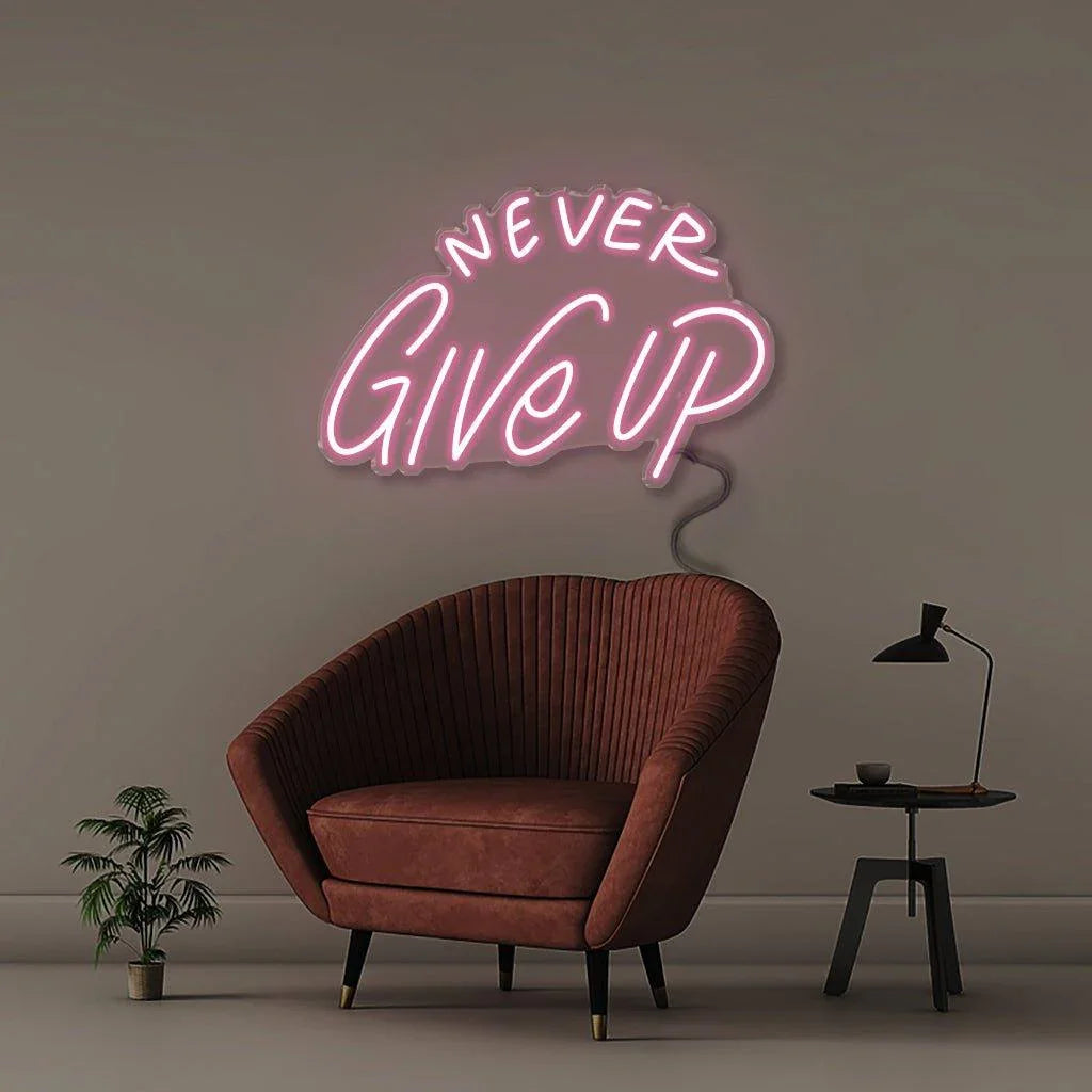 Never Give Up - Neonific