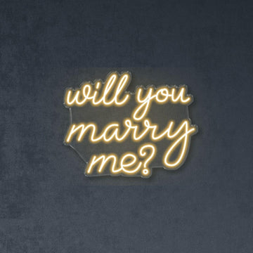 Will You Marry Me Sign - Neonific