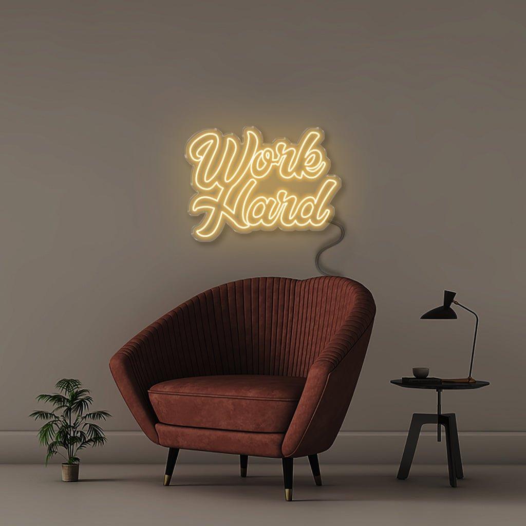 Work Hard - Neonific