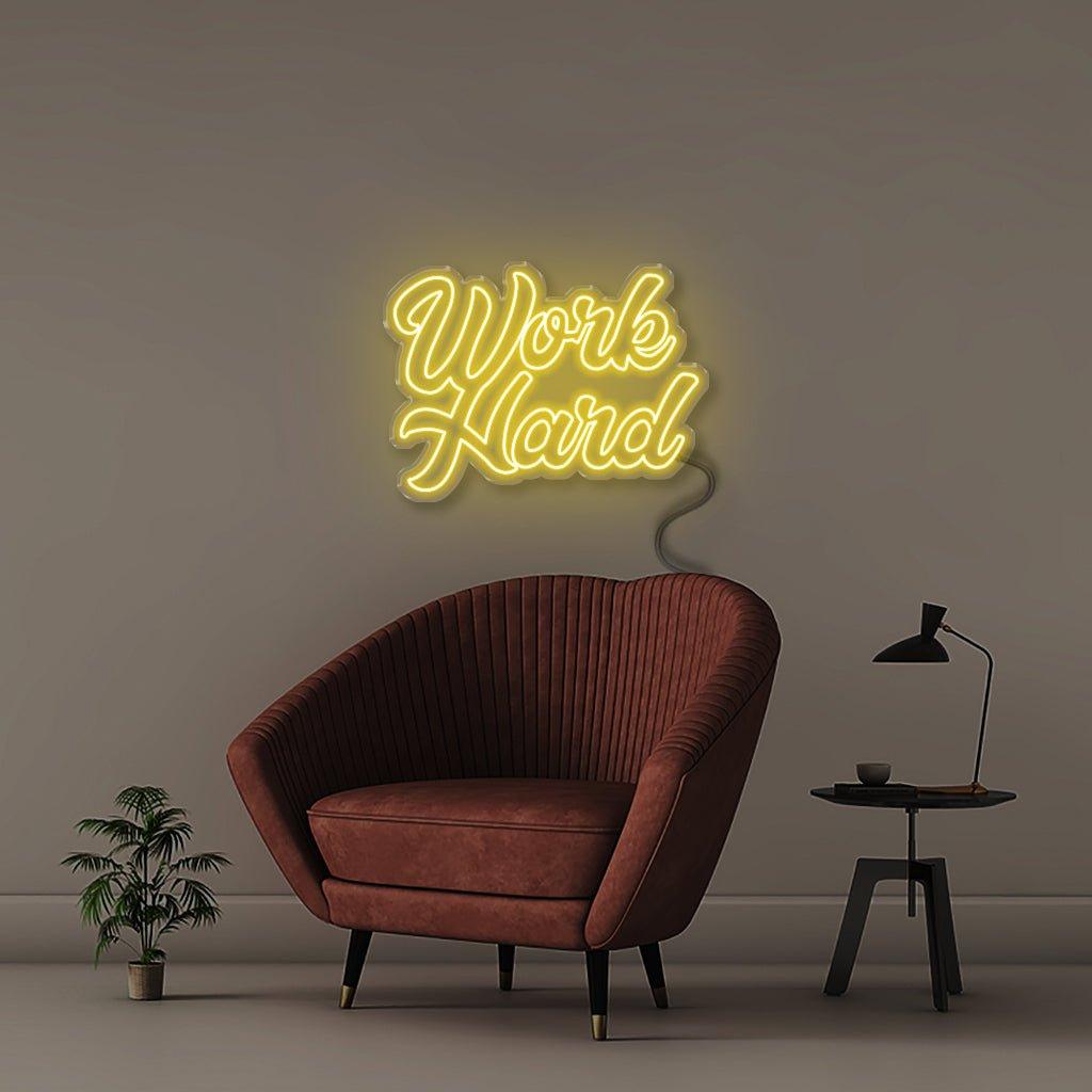 Work Hard - Neonific