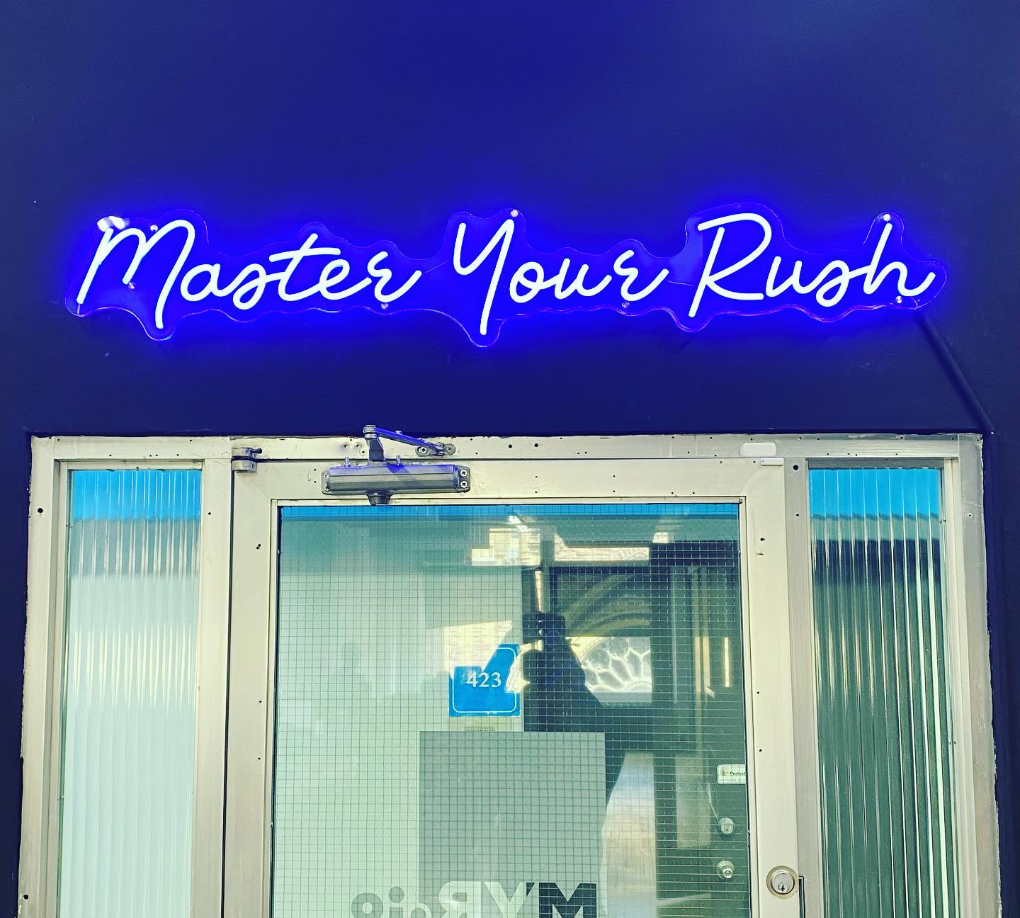 Master your rush neon sign