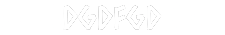Custom LED Neon Sign: dgdfgd - Neonific