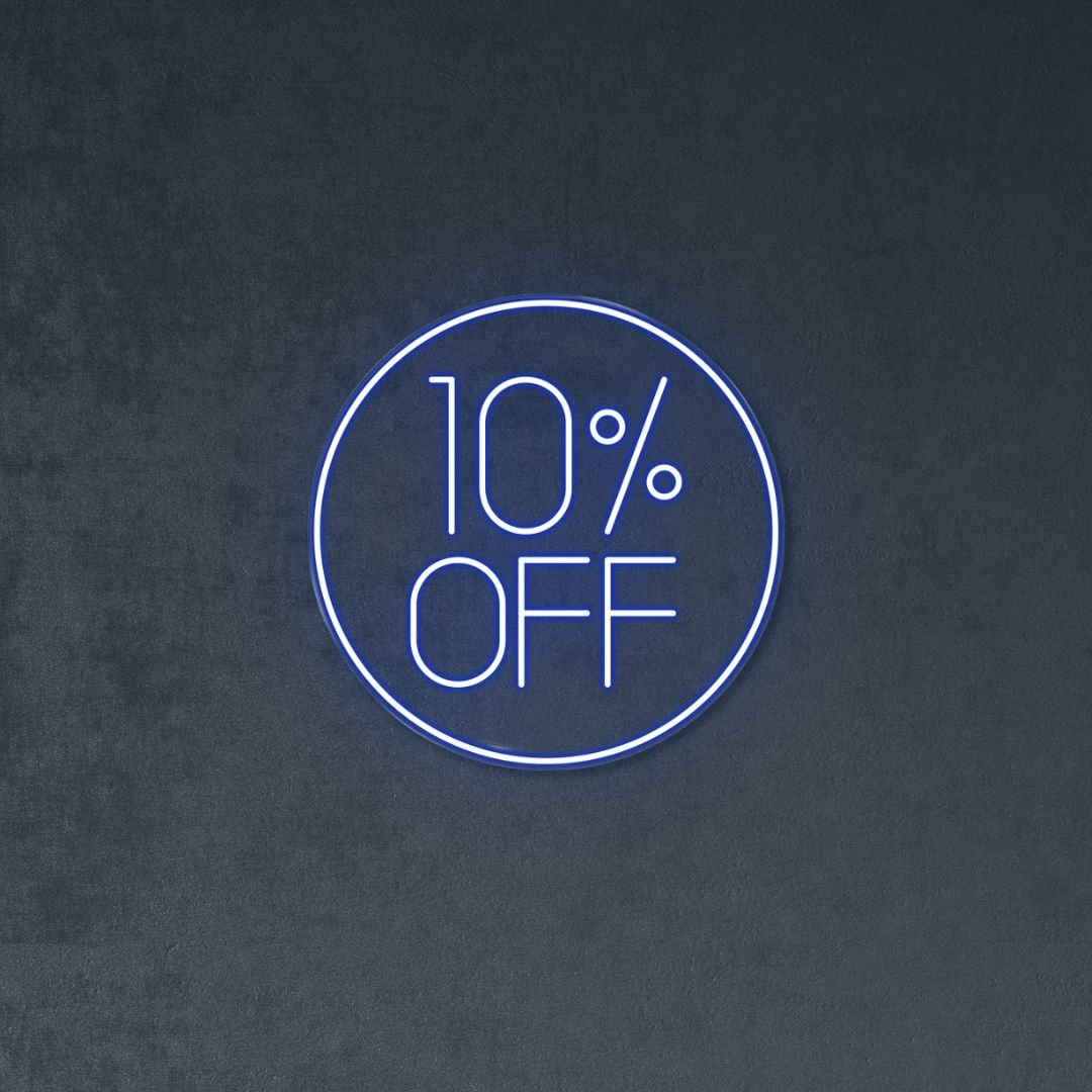 10% OFF - Neonific - LED Neon Signs - Blue - Indoors
