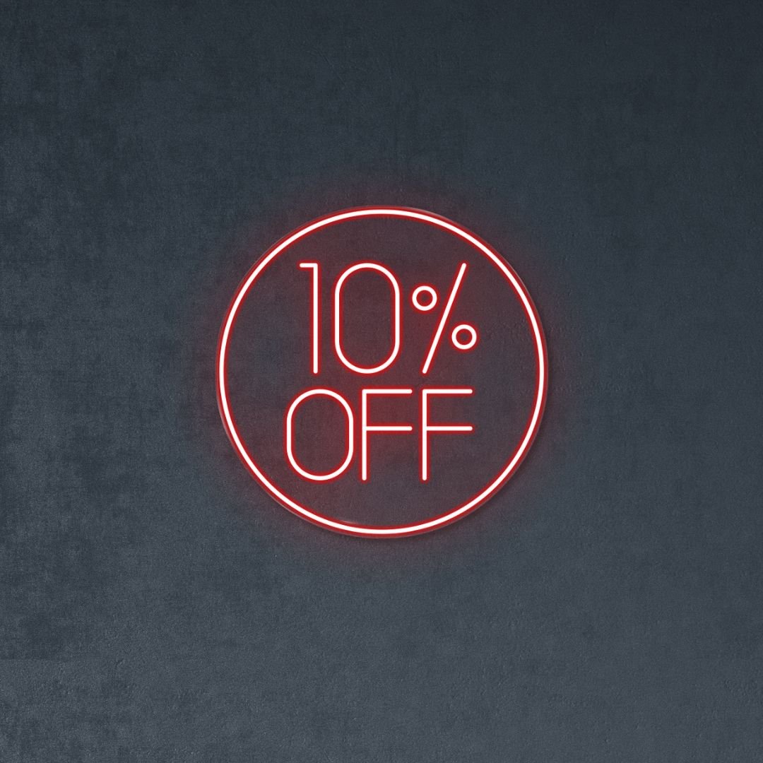 10% OFF - Neonific - LED Neon Signs - Red - Indoors