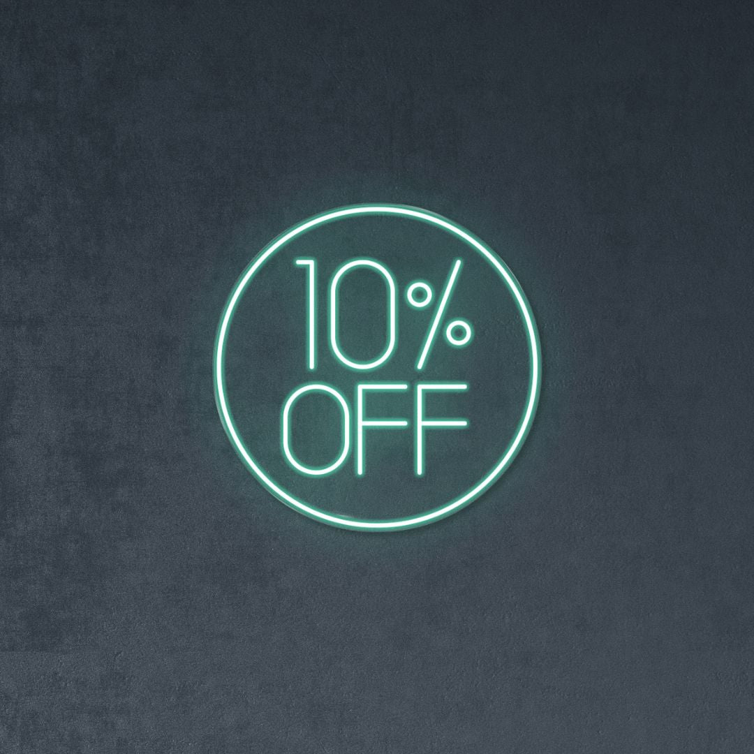 10% OFF - Neonific - LED Neon Signs - Sea Foam - Indoors
