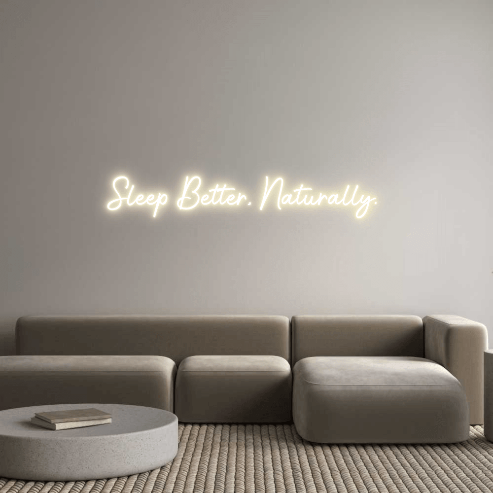 Custom LED Neon Sign: Sleep Better,...