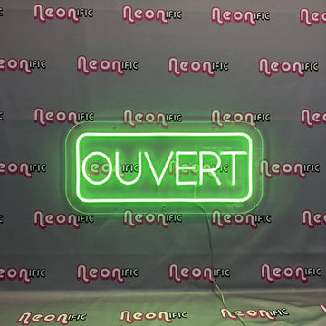 Enseigne Néon LED "OUVERT"