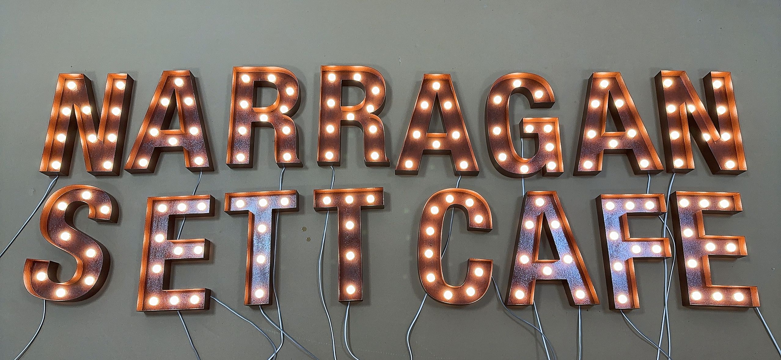 Marquee Letters Sign (Custom Stainless Steel)