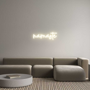 Custom LED Neon Sign: namaste