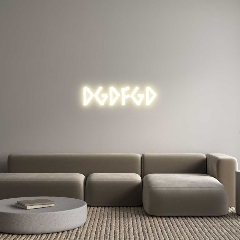 Custom LED Neon Sign: dgdfgd - Neonific