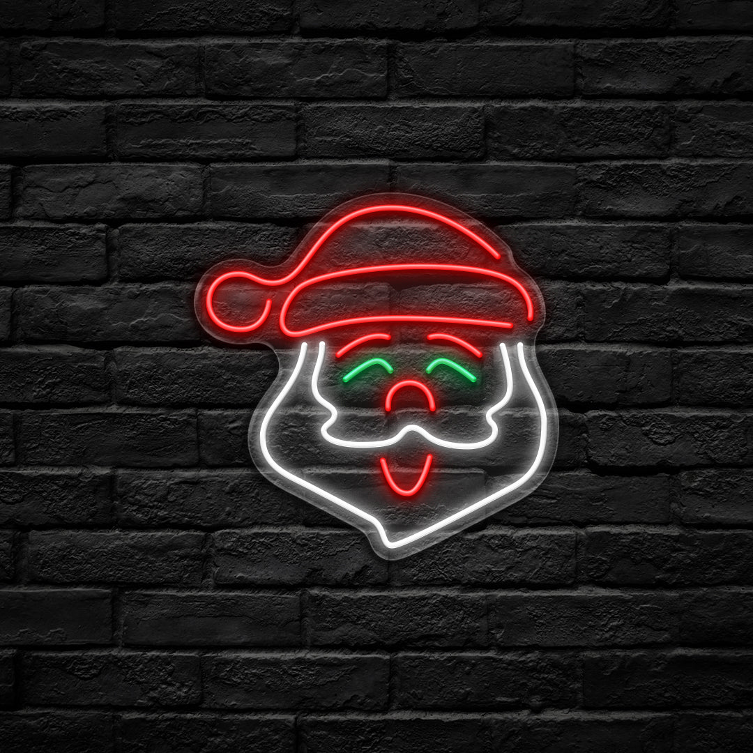 Santa Claus LED Neon Sign (USB-Dimmable)