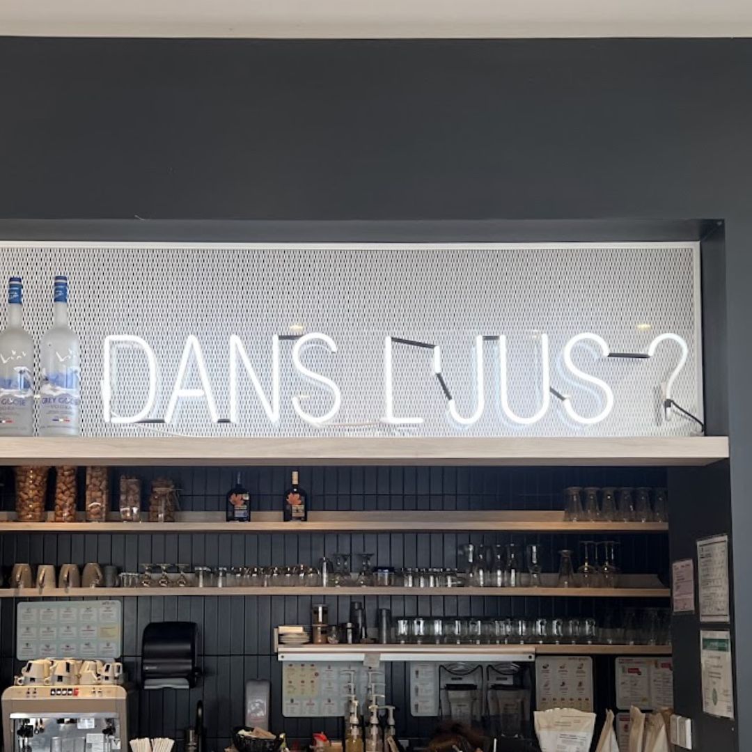 Enseigne au néon personnalisée (verre vintage)