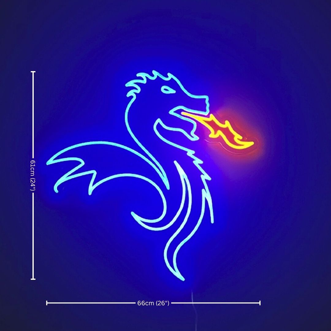 FC Porto Dragon LED Neon Sign – Officially Licensed Light Decor