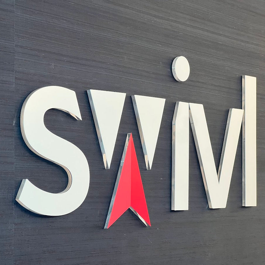 3D Letters Logo Sign