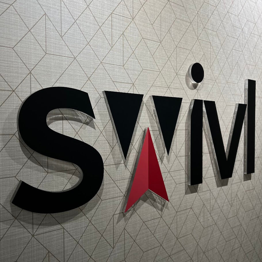 3D Letters Logo Sign