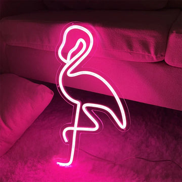 Flamingo LED Neon Sign – USB Powered (40cm × 22cm)